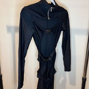 Buckled Cut Out Jumpsuit (Short)